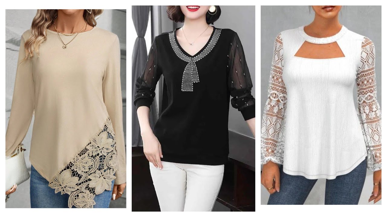 Moda 2025 BLUSAS BONITAS 100”Ideas De blusas bonitas MODELOS casuales 24/25 #fashion #shirts #style