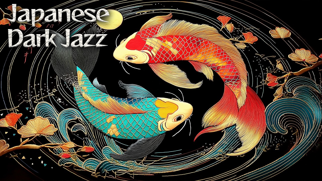 Japanese Dark Jazz 🎏 KOI NOIR - Luxury Tribal Lounge & Water Zen | 双龍