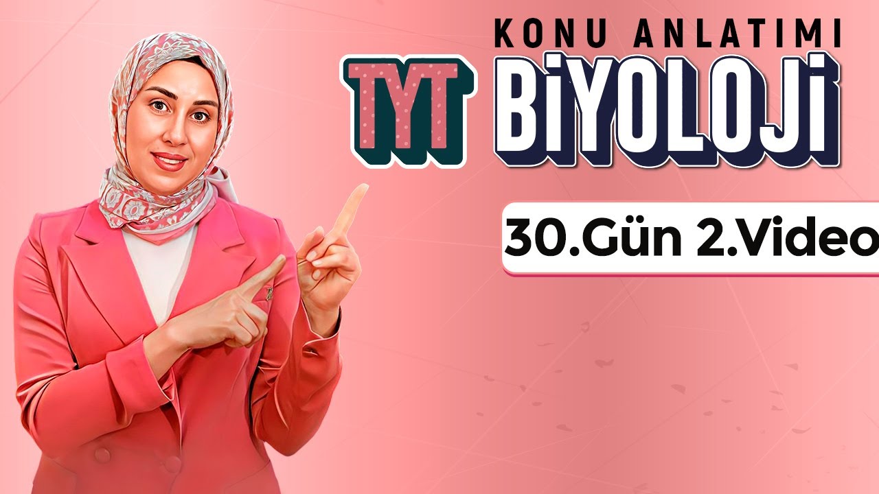Ekosistemde Madde ve Enerji Akışı- Besin Piramidi - 30.Gün - 2.Video | 32 Günde TYT Biyoloji Kampı