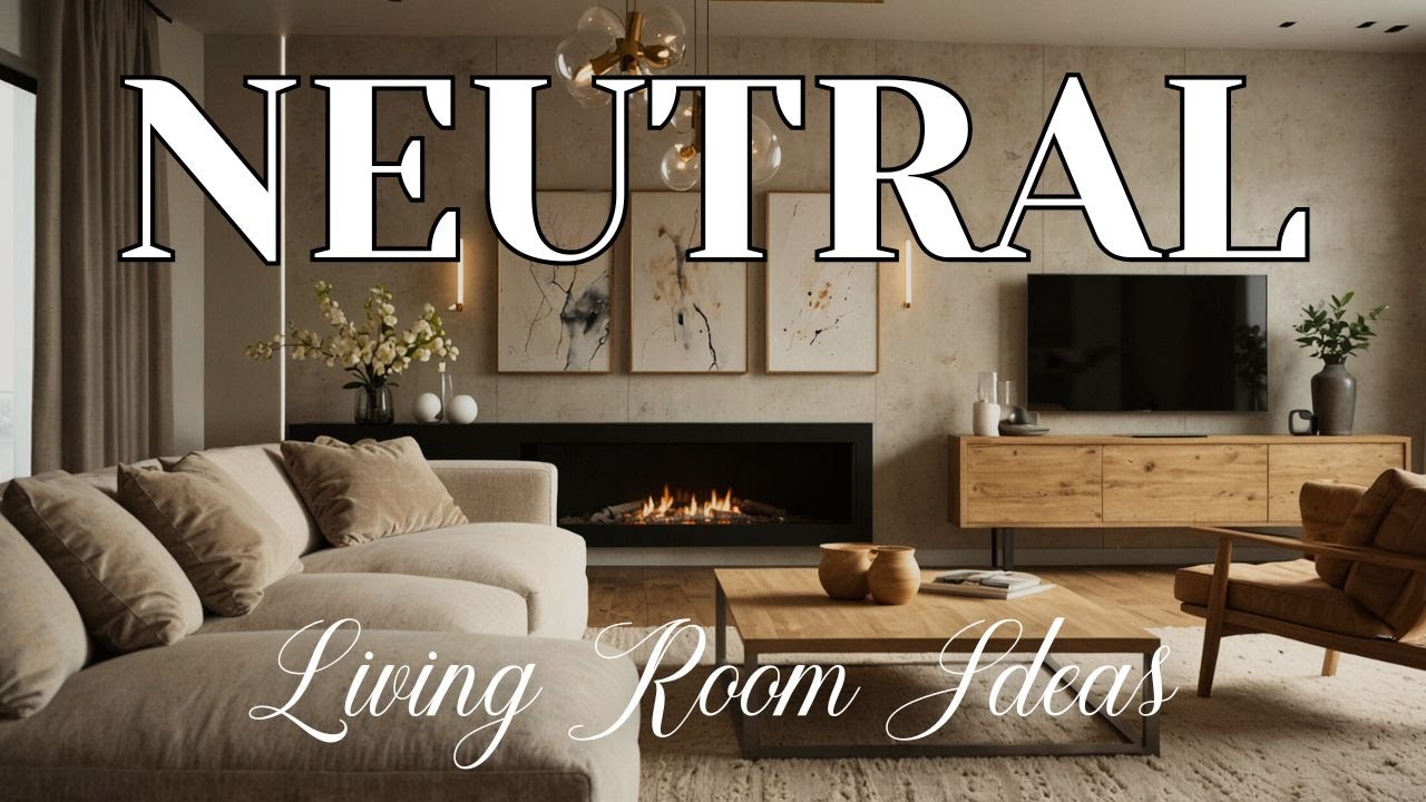 65+ Best Neutral Living Room Ideas to Copy Now | Timeless & Cozy Home Inspiration