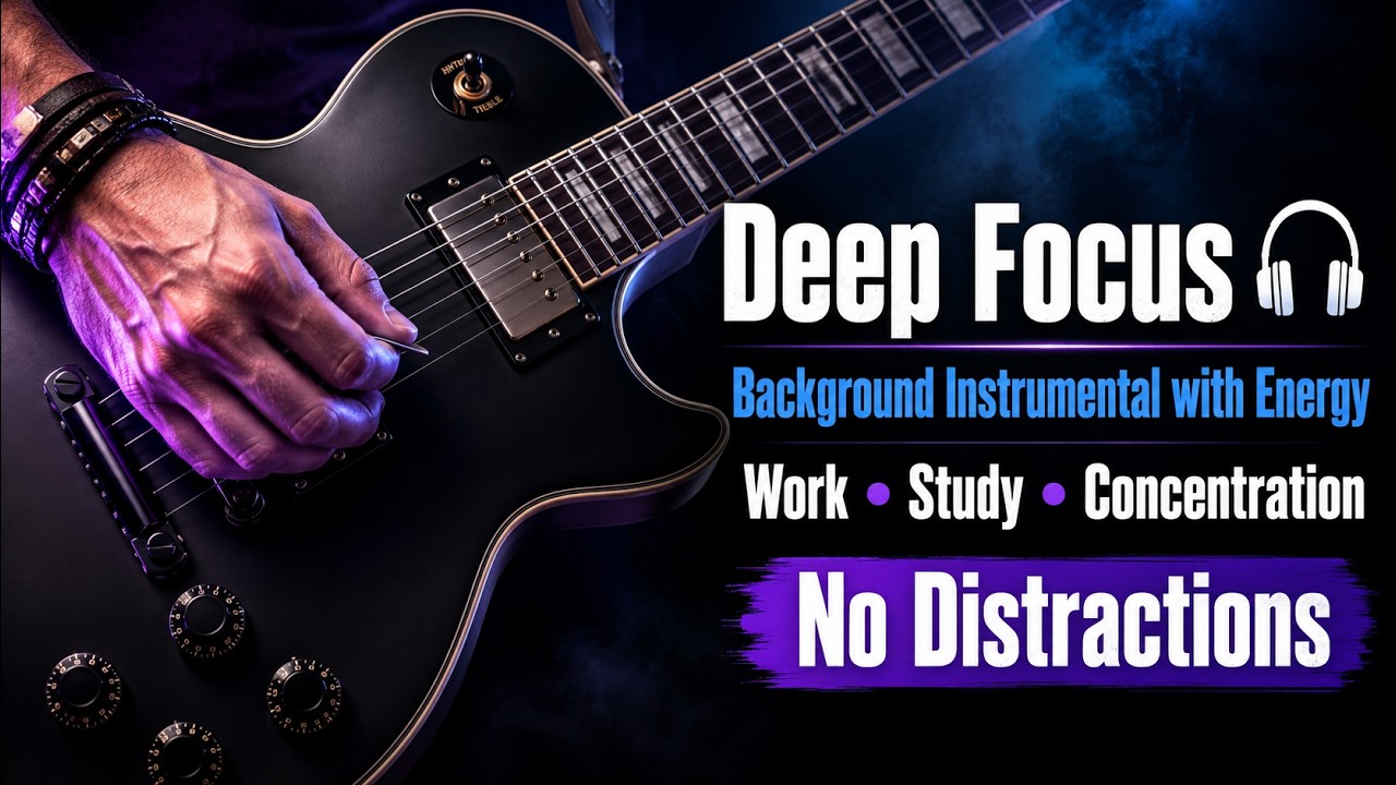 Deep Focus 🎧 Background Instrumental with Energy | Work • Study • Concentration | No Distractions