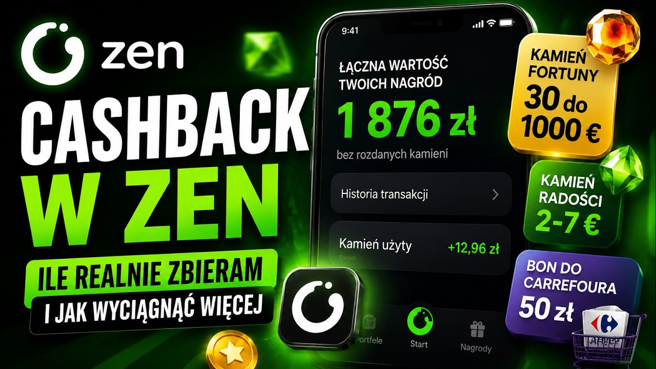 Cashback w ZEN - ile realnie zbieram i jak wyciągnąć więcej 💳