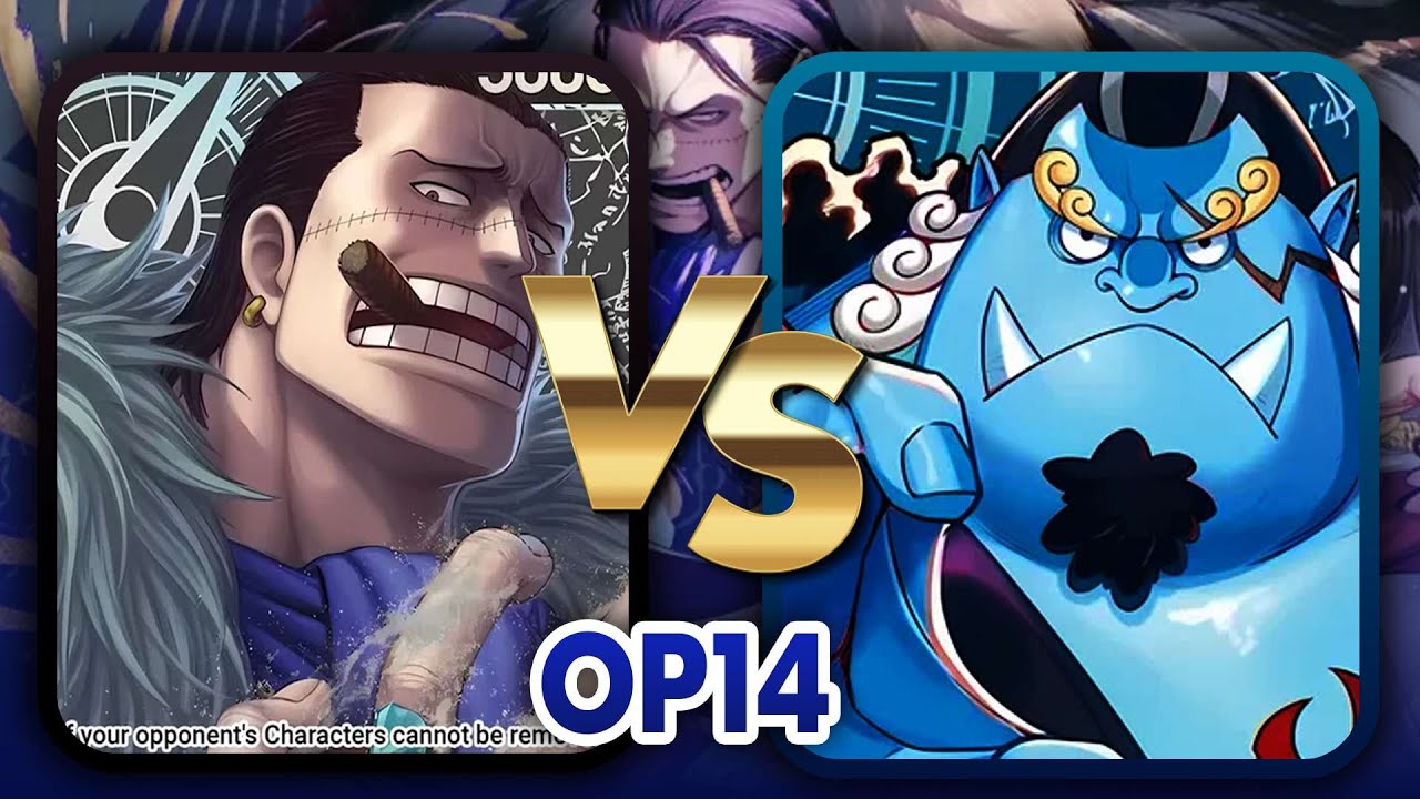 OP14 Black Crocodile vs Blue Jinbe | One Piece TCG POV Commentary
