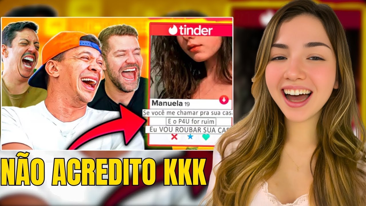 PERDERAM A NOÇÃO NO TINDER 🤣 (ft. Renato Albani & Victor Sarro) - REACT CANAL CANALHA