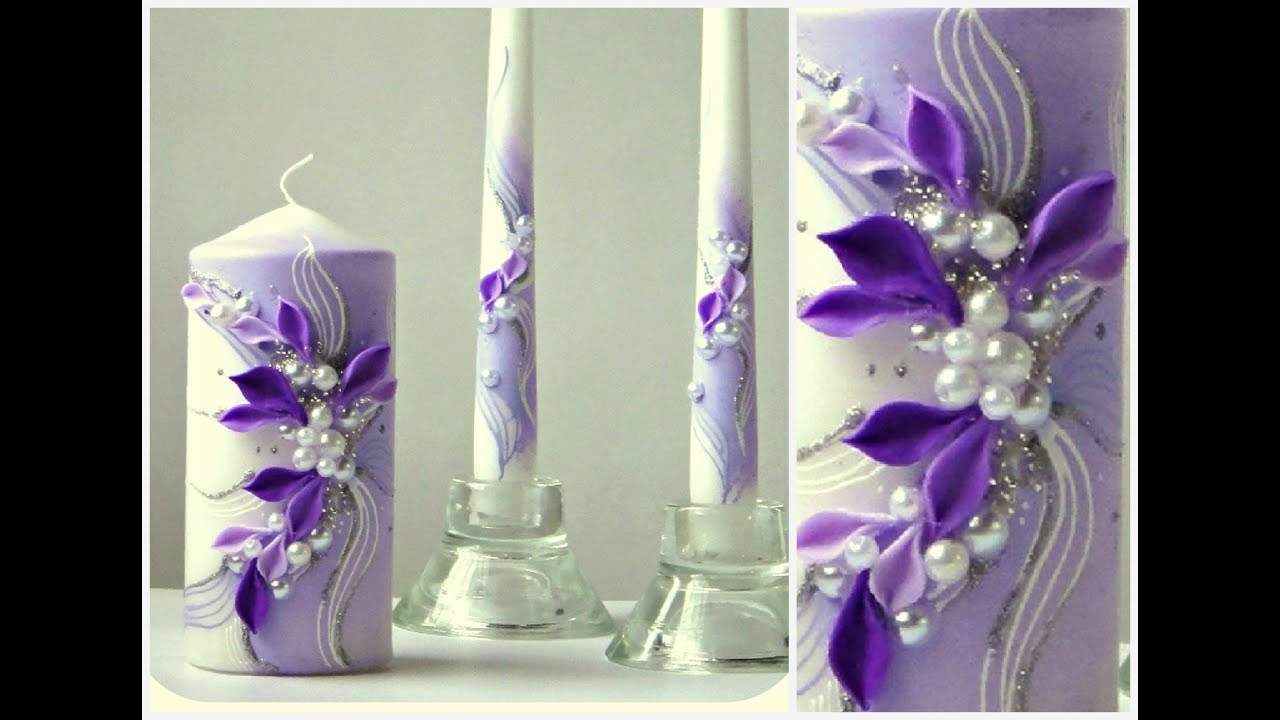 Hochzeitskerze Traukerze Anlasskerze Hochzeitsshop Saphira Style