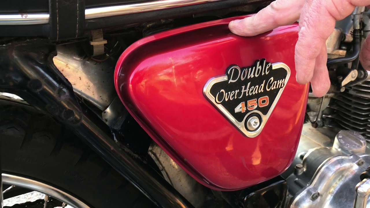1971 Honda CB450 running project bike.