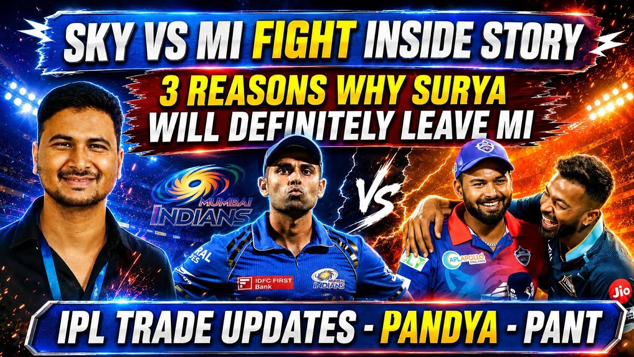 Surya vs MI Fight Inside Story Revealed - Why SKY leaving MI is just a formality now - IPL TRADES...