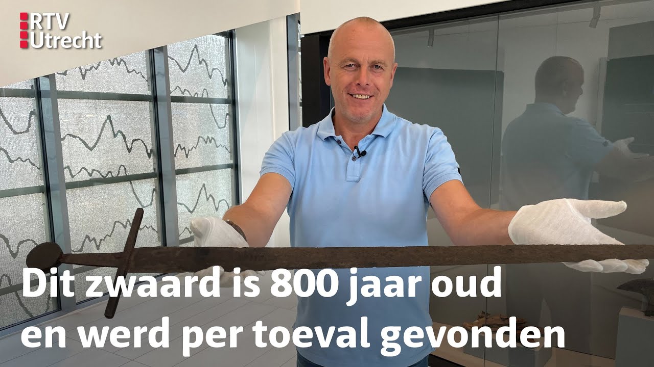 En voor zo'n vondst ziet het zwaard er nog goed uit ook | RTV Utrecht