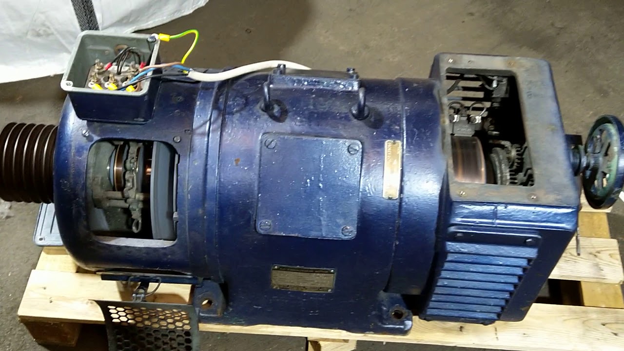 7.5Hp AC Schrage Motor 400V 3Phase 350 - 1440 RPM test