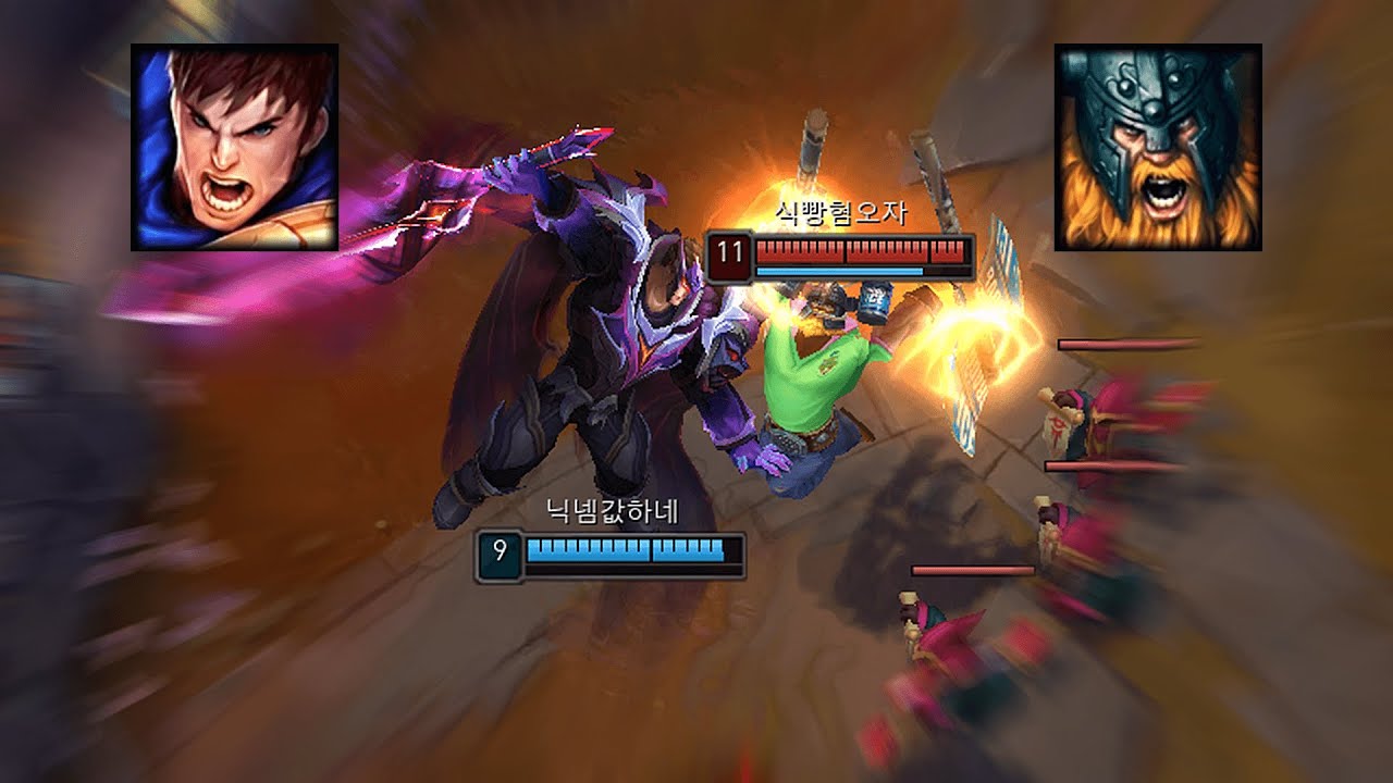가렌 궁만큼 강한 E선마 올라프! 올라프는 