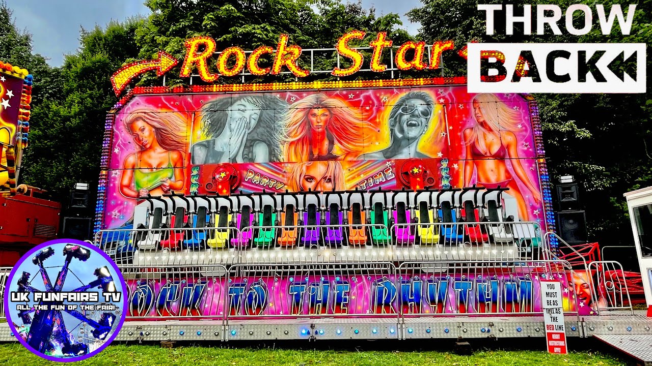 THROWBACK | James Robinson - Rock Star - Thornes Park Summer Fair Wakefield 2022 (Onride)