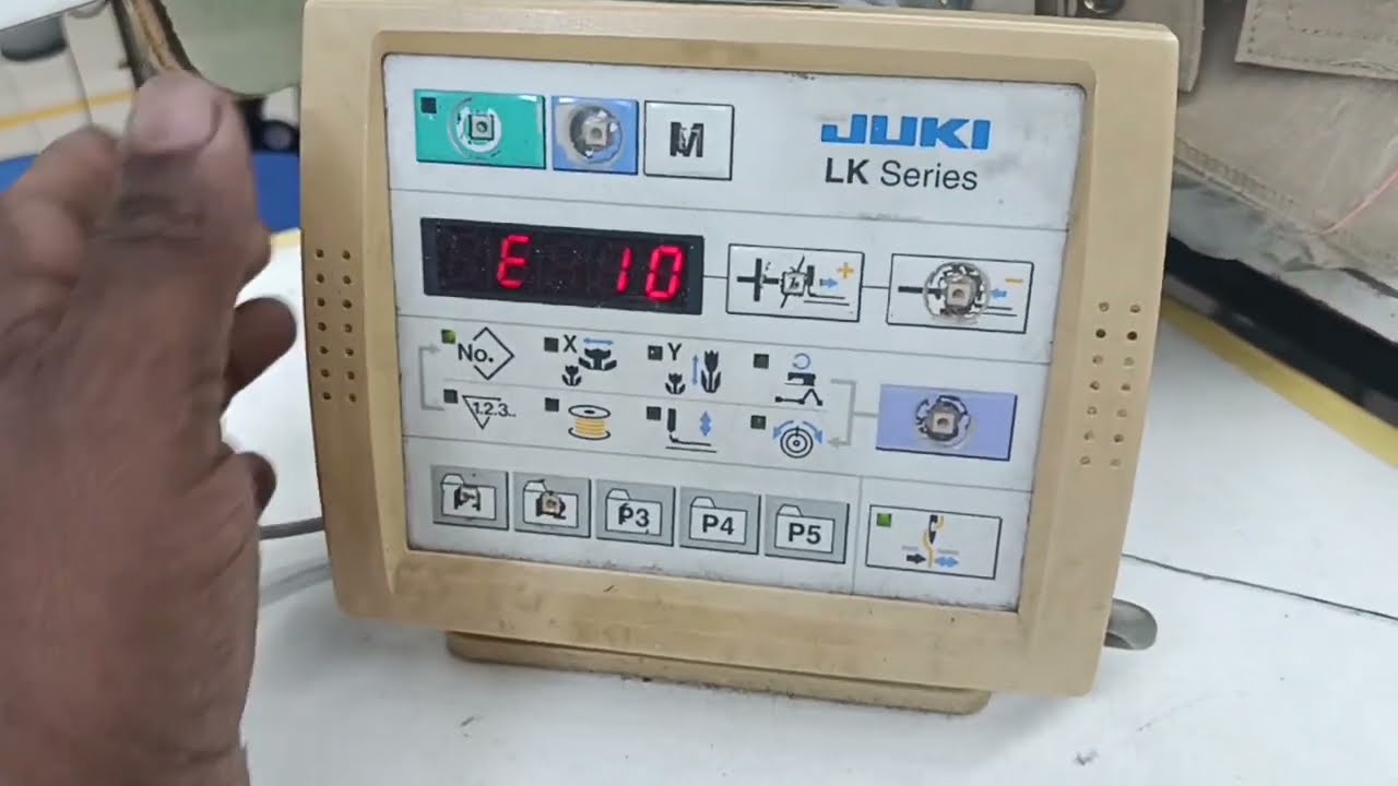 how to juki LK-1900A-HS-reset solution bartack machins sinhala 2026👍👍👍