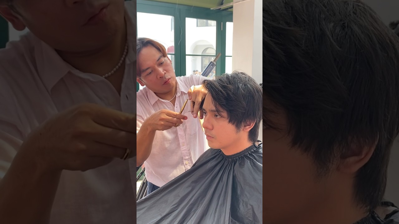 Getting a haircut for Arbani Yasiz! ❤️ #hairstylist #arbaniyasiz #haircut