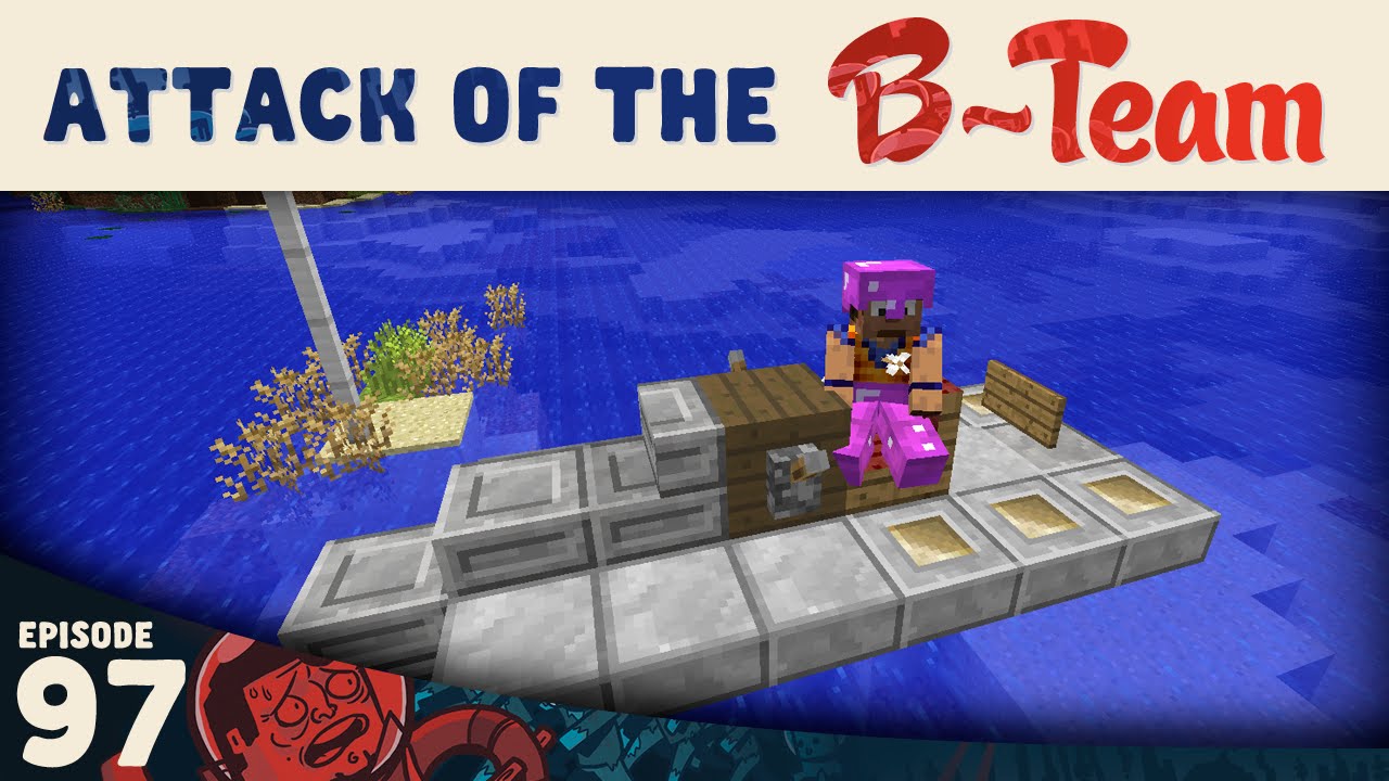 Minecraft :: Wave Race Testing :: Attack of the B-Team E97