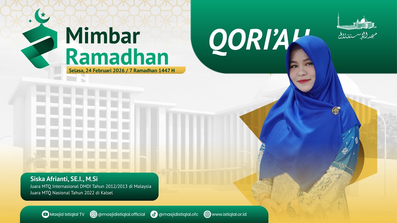 Siska Afrianti, SE.I,.Ms.I _ Qori'ah Tarawih 7 Ramadhan || Q.S At-Taubah 108-110 || 24-02-2026