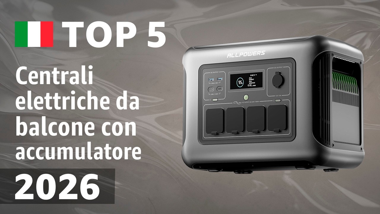 TOP—5. Migliori centrali elettriche da balcone con accumulatore 2026