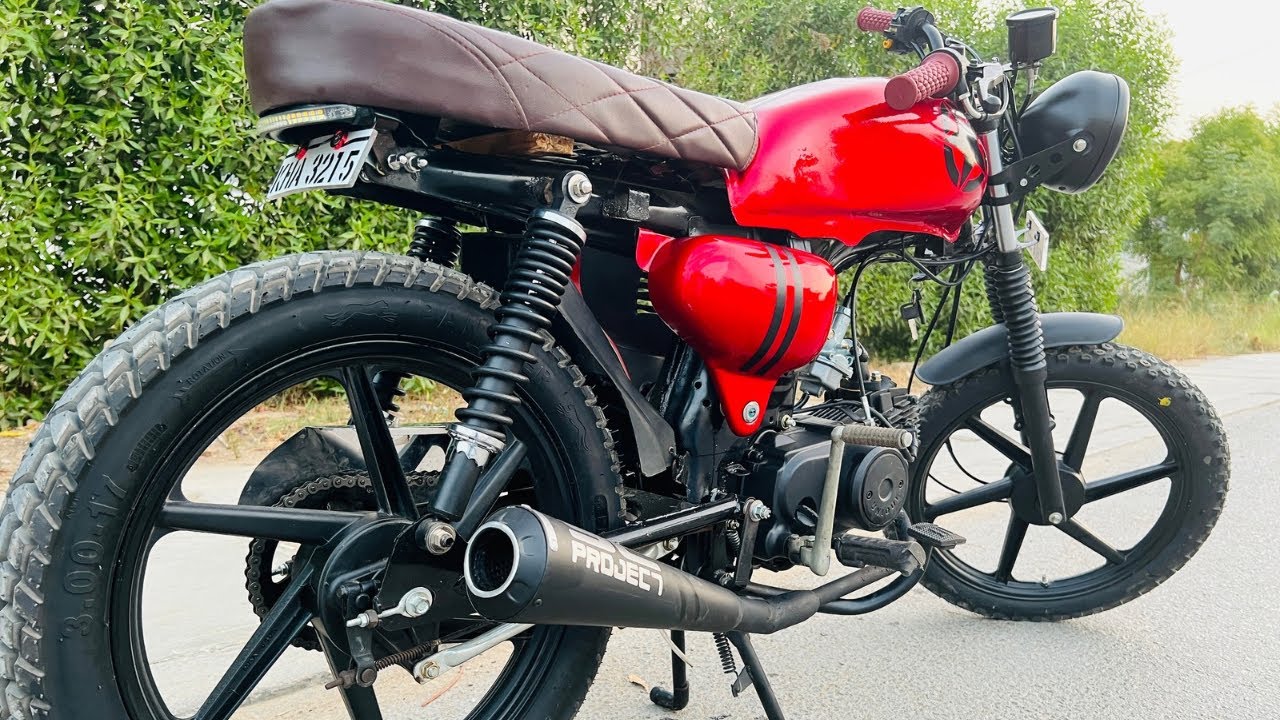 Cafe Racer 70cc Modified with Full Price Details