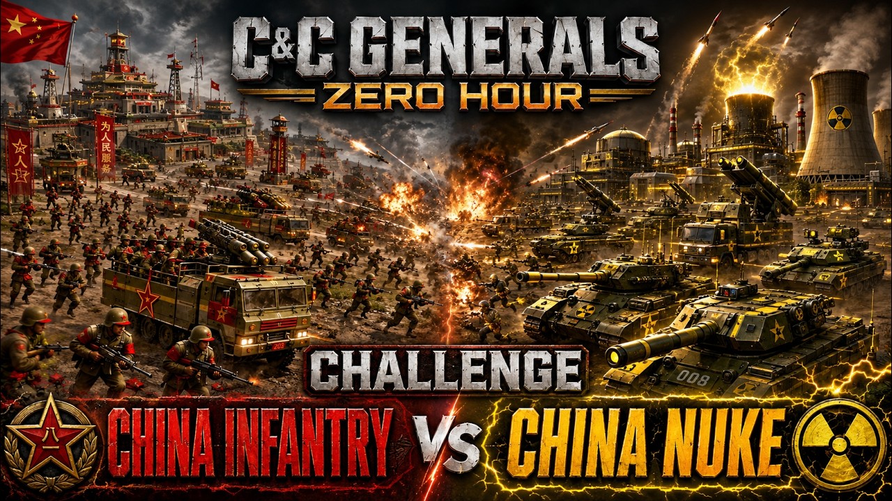 C&C Generals #41 |Challenge | China Infintiry vs China Nuke