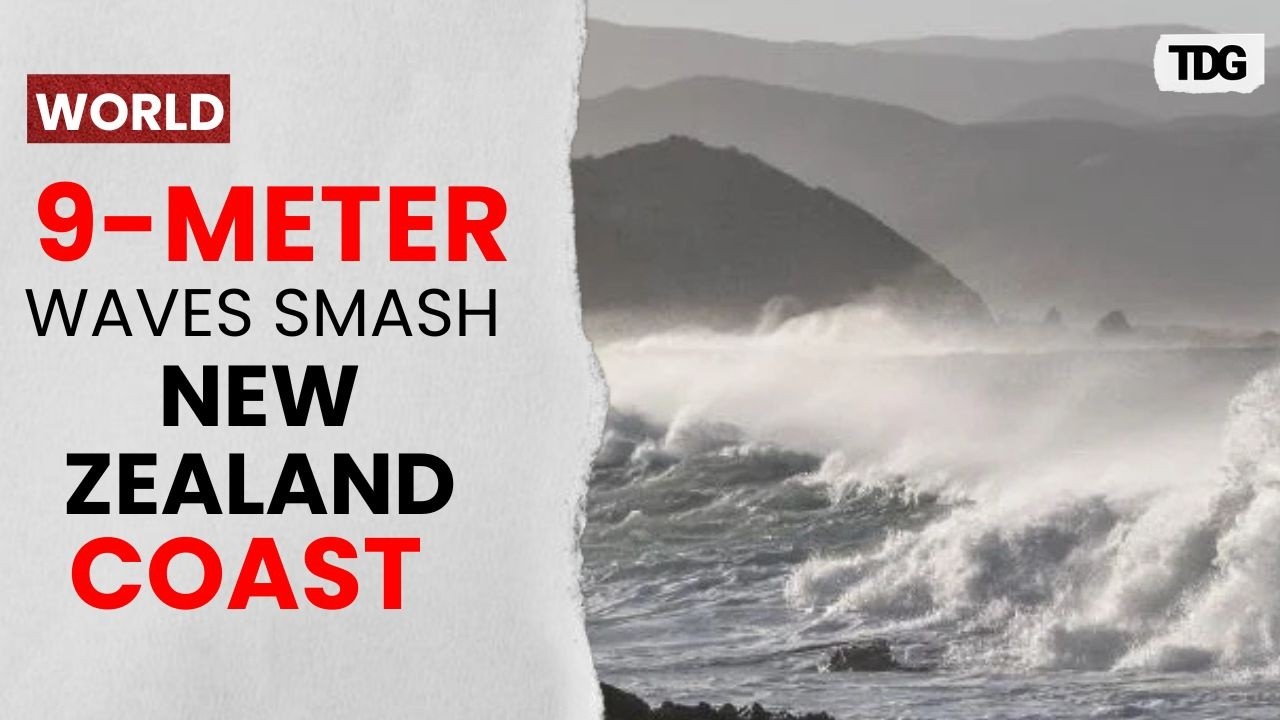 New Zealand Storm Chaos: 9-Meter Waves Hit Wellington, Emergency Declared