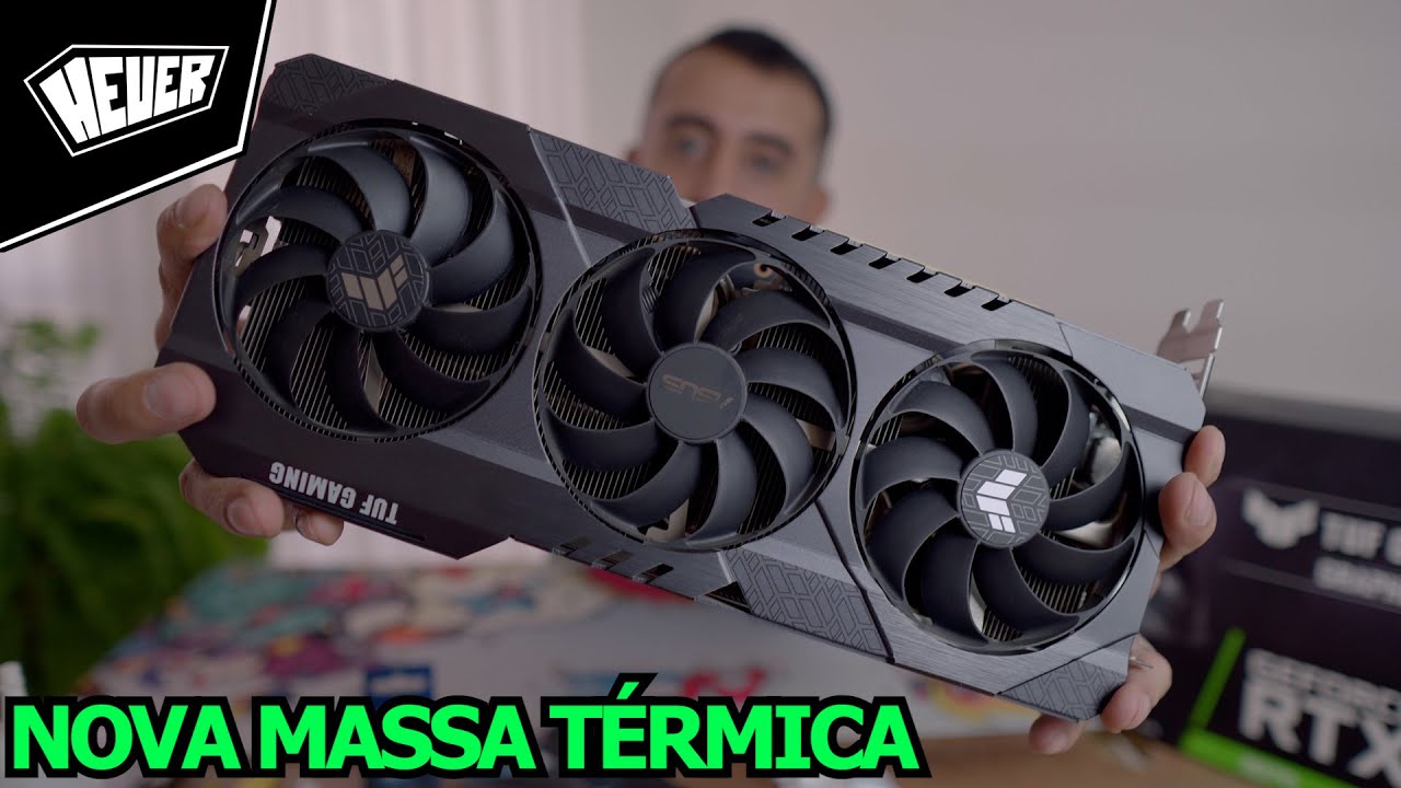 RTX 3070 TUF GAMING DE 90 PARA 64 GRAUS MAX! TROCA DE PASTA TÉRMICA E THERMAL PADS