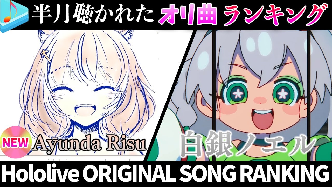 【risu】半月で一番聴かれたオリ曲は？オリ曲ランキング 30 most viewed song in this month 2025/11/25～2025/12/9【ホロライブ】