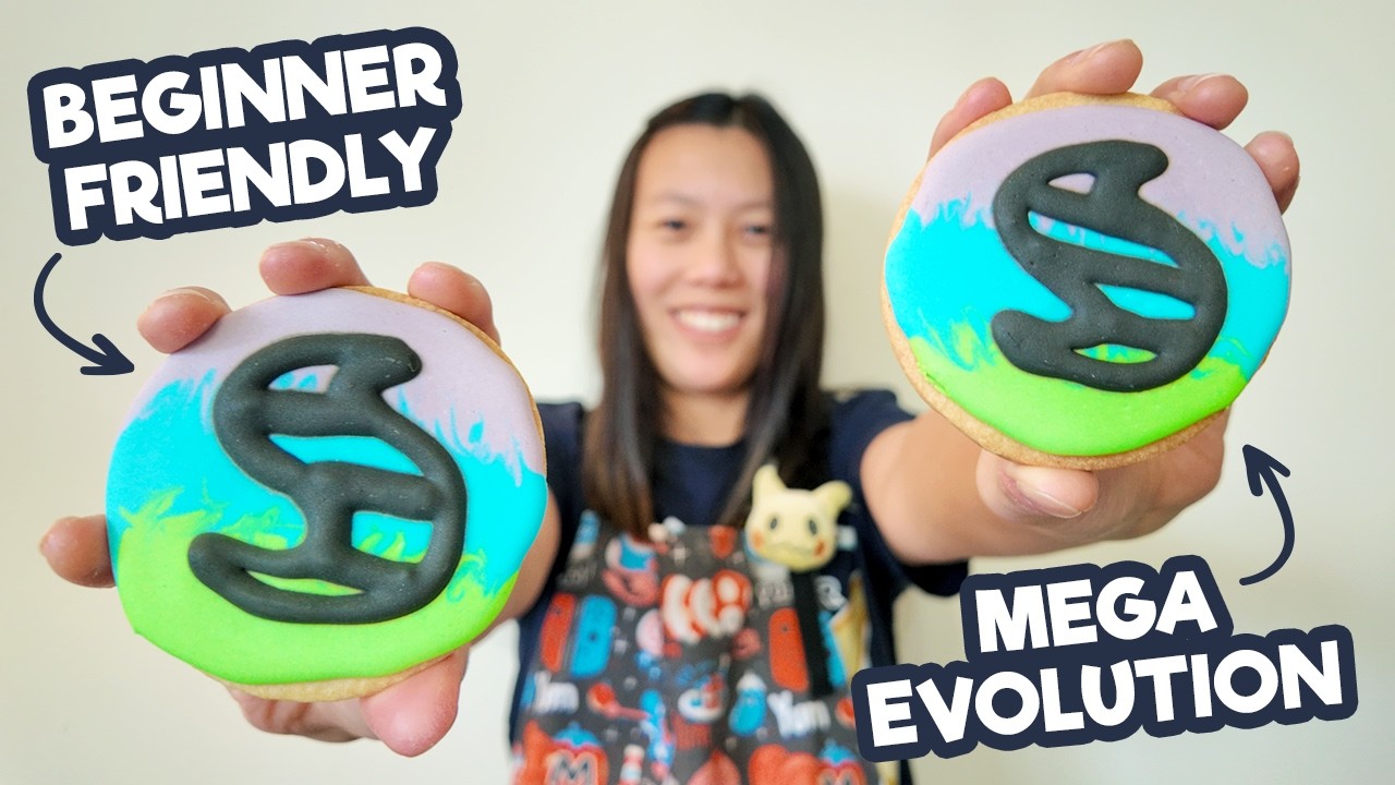 How to make Pokémon Mega Evolution Cookies | Easy Tutorial