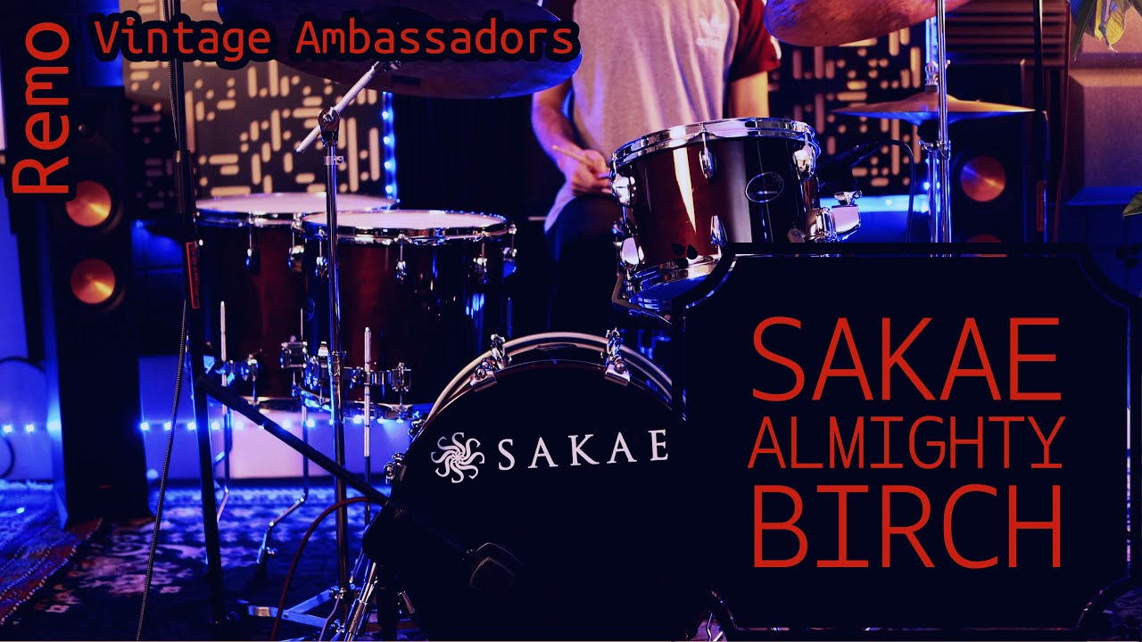 MOSTLY BOP DRUMS | Sakae Almighty Birch Bop | Vintage Ambassadors | Jon Ziegler | Sound Test/Demo