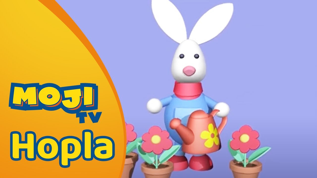 BLOEMEN WATER GEVEN 💐 | HOPLA 🐇 | Nederlandse Kinderseries | MojiTV