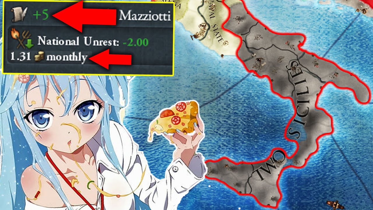 EU4 NAPLES GUIDE PL | JAK NEAPOLEM SZYBKO SFORMOWAĆ W DWIE SYCYLIE