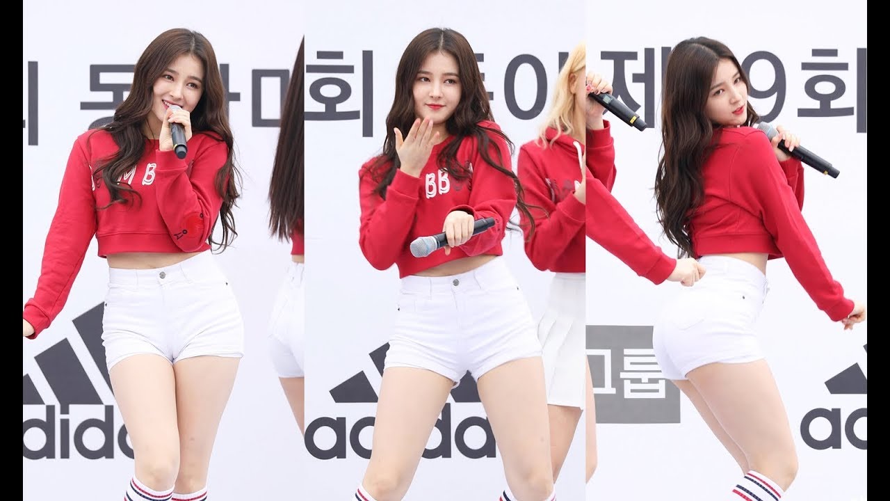 180318 모모랜드(MOMOLAND) - 짠쿵쾅 (낸시 직캠) Nancy Focus [서울국제마라톤대회] 4K 직캠 by 비몽