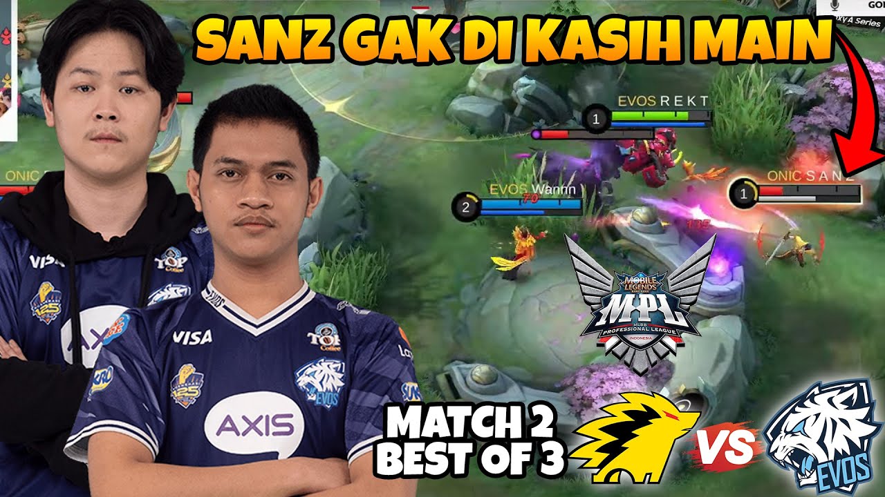 GAMEPLAY EVOS GAADA OTAK NGERI BGT!! EVOS VS ONIC MATCH 3