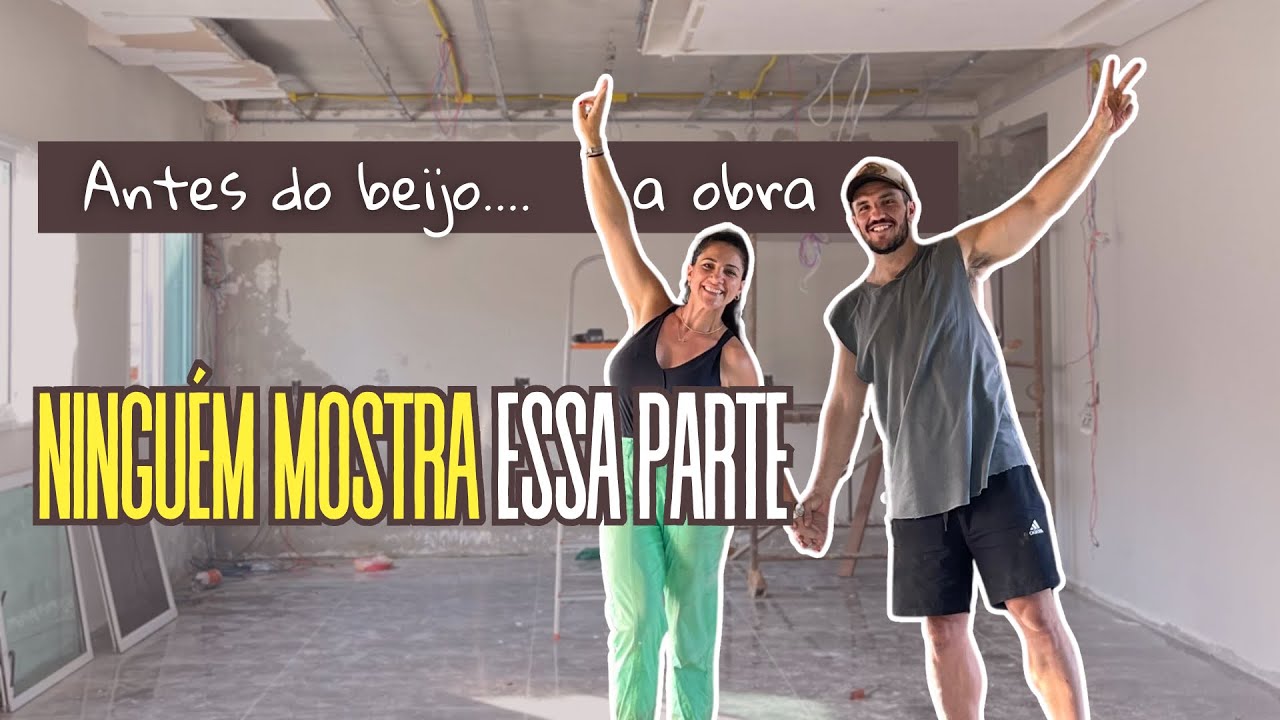 Por que decidimos reformar a casa antes do primeiro beijo?