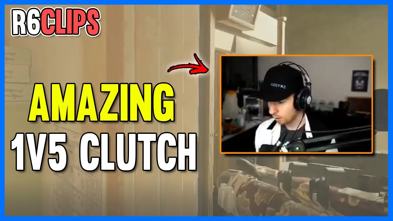 AMAZING 1v5 CLUTCH FROM PENGU - R6 STREAM HIGHLIGHTS | BEST OF SIEGE