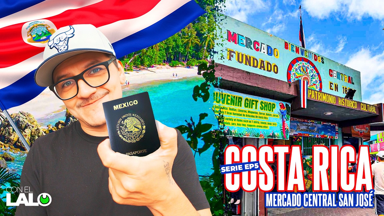 Me quedé SIN PASAPORTE ni DINERO 😱🇨🇷  ME ENAMORÉ de SAN JOSÉ. #ConElLalo