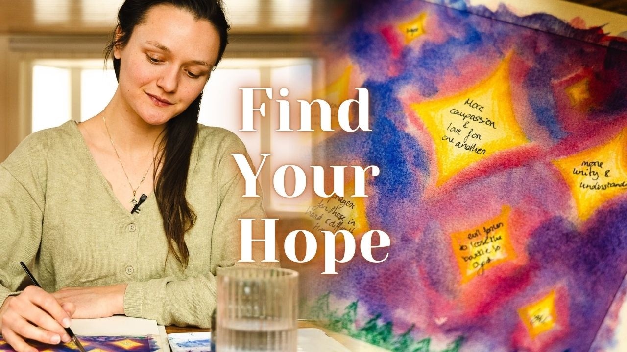 30 Minute Mindful Art Practice for Uncertain Times 💛 Release Anxiety & Find Hope | IMOVARA