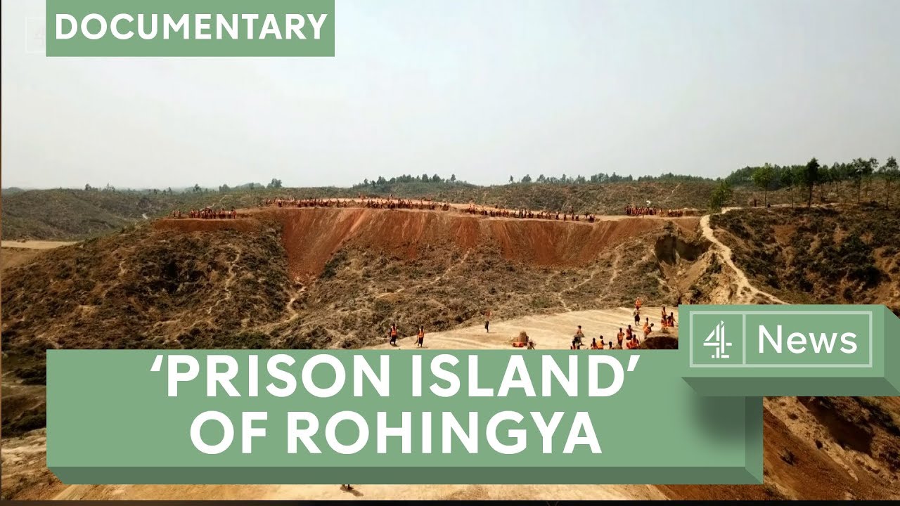 'Prison Island' of the Rohingya: New island for refugees threatened by monsoon