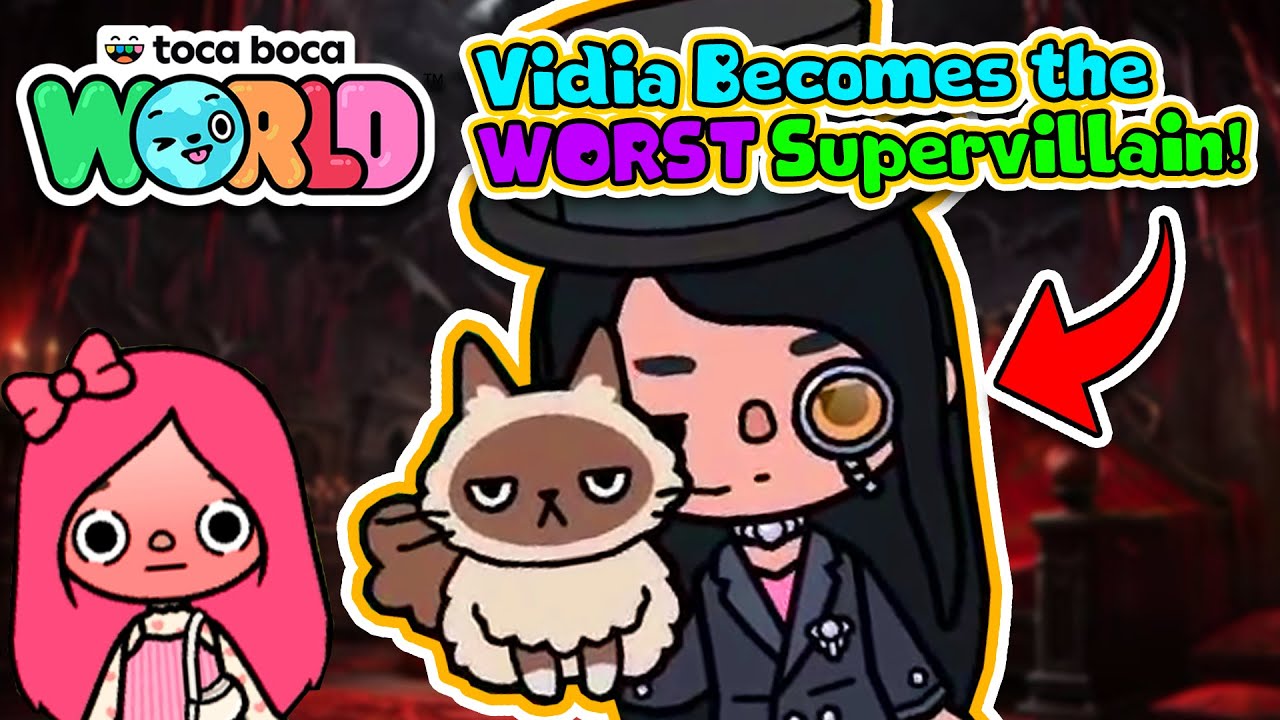 Vidia Becomes the WORST Supervillain! - Toca Life World