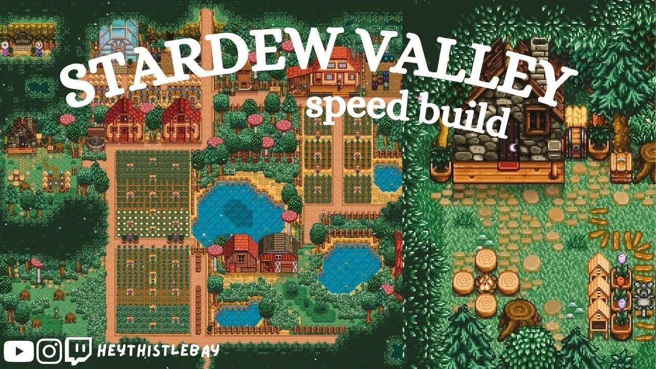 Stardew Valley - Forest Farm Speed Build