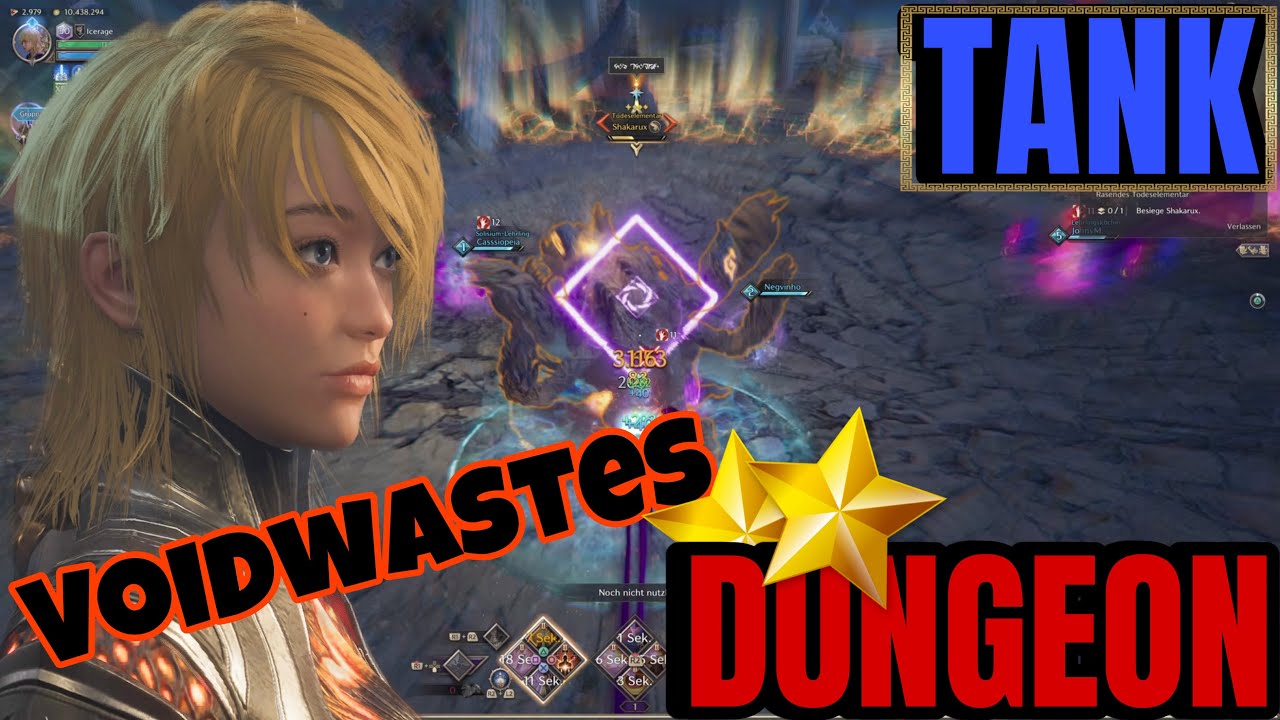 Voidwastes Boss Fight - Tank Gameplay in Throne and Liberty!