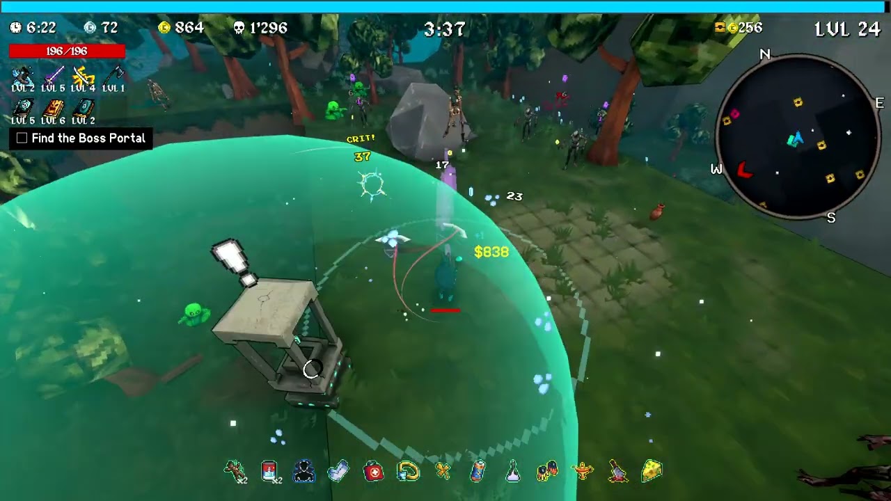 Megabonk | Noelle 6 Minute Final Swarm Survival