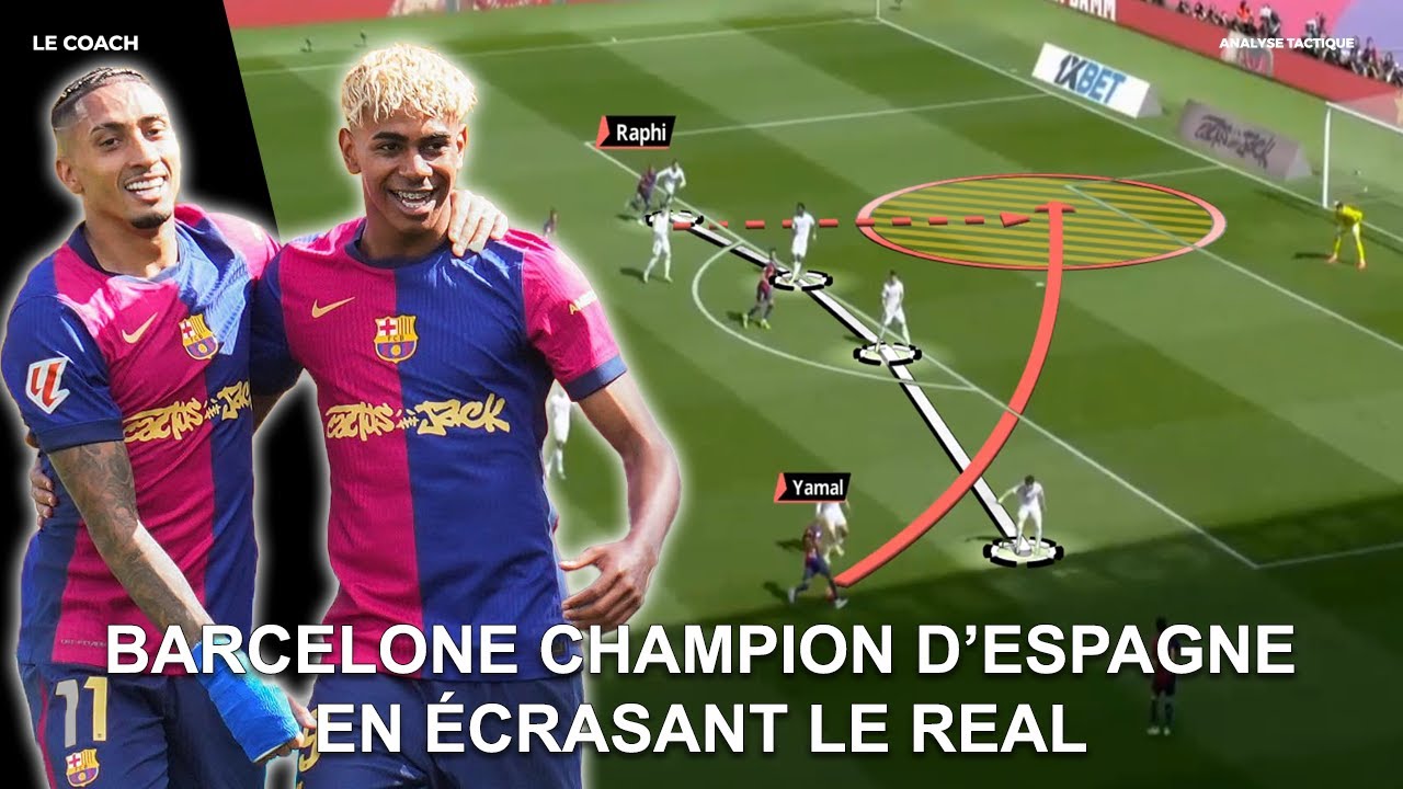 Barcelone écrase Madrid & remporte tous les Clasico 100% cette saison I Champion d’Espagne assuré! 🏆