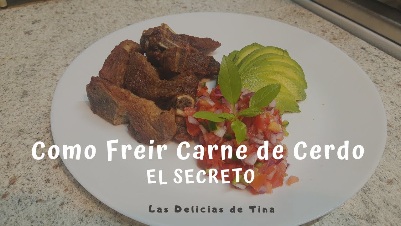 COMO FREIR CARNE DE CERDO 