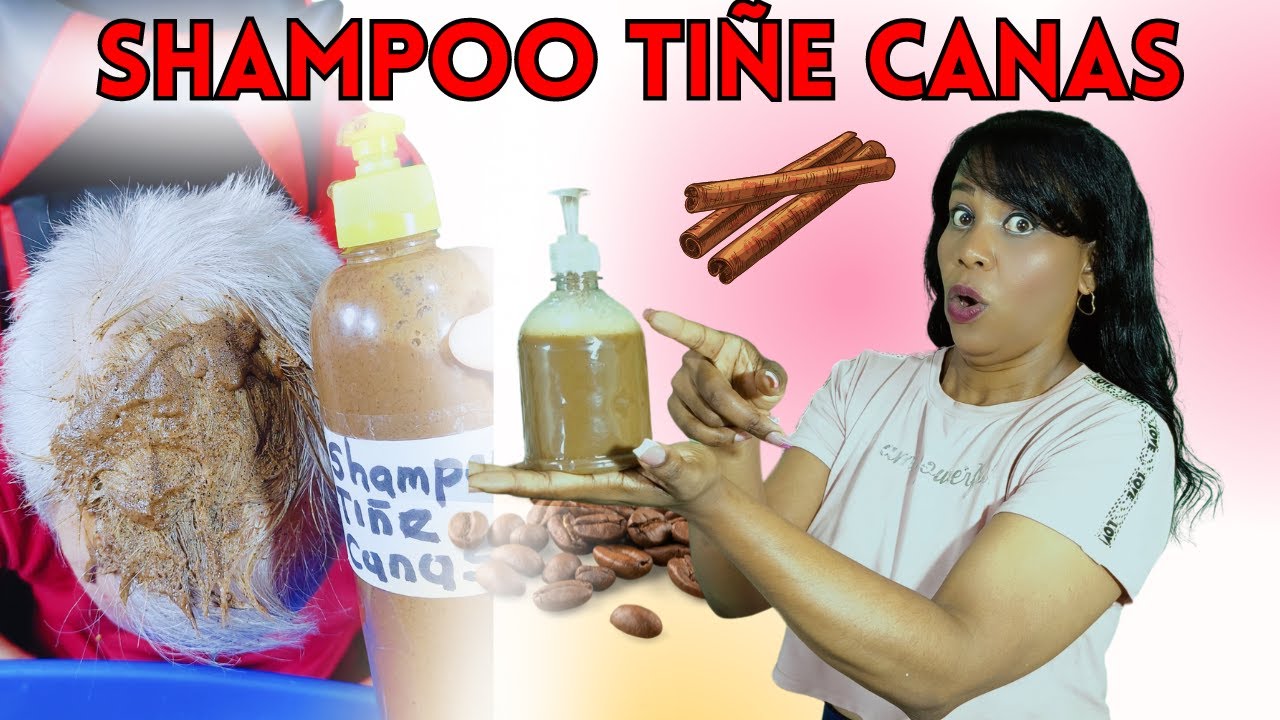 Shampoo Casero para TEÑIR LAS CANAS sin Amoniaco y 100% Natural