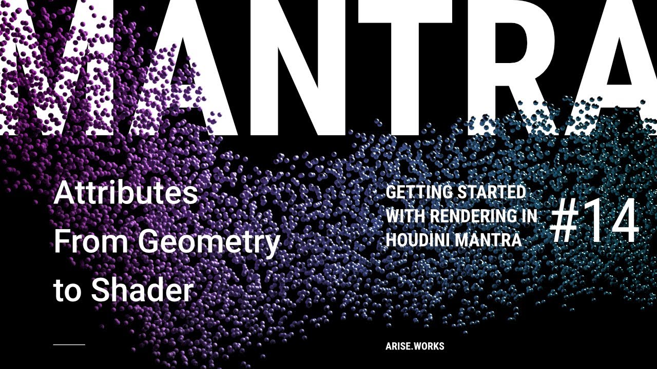 Using Attributes to Control Materials  &mdash; Rendering with Mantra ep. 14