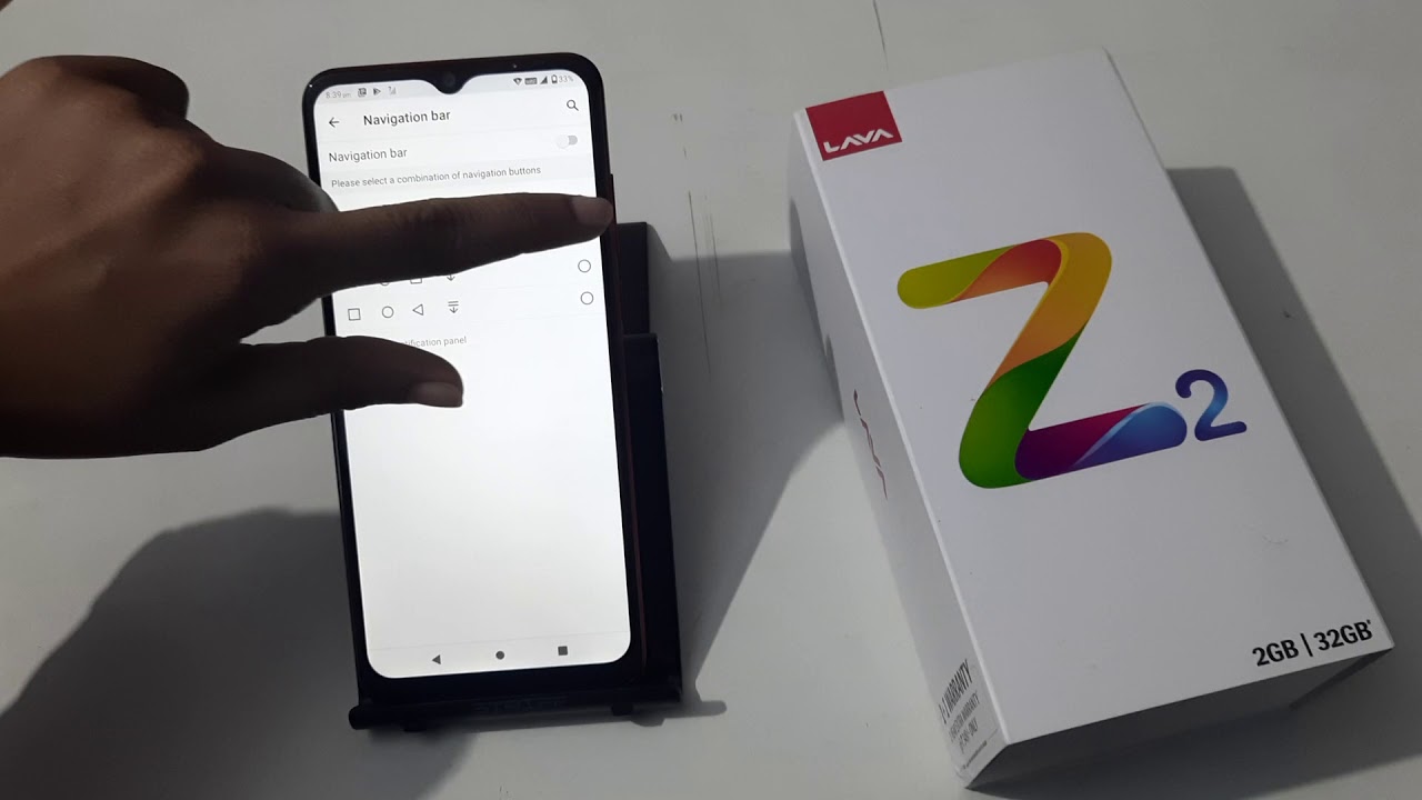 How to change navigation bar in Lava z2, navigation button change kaise kare