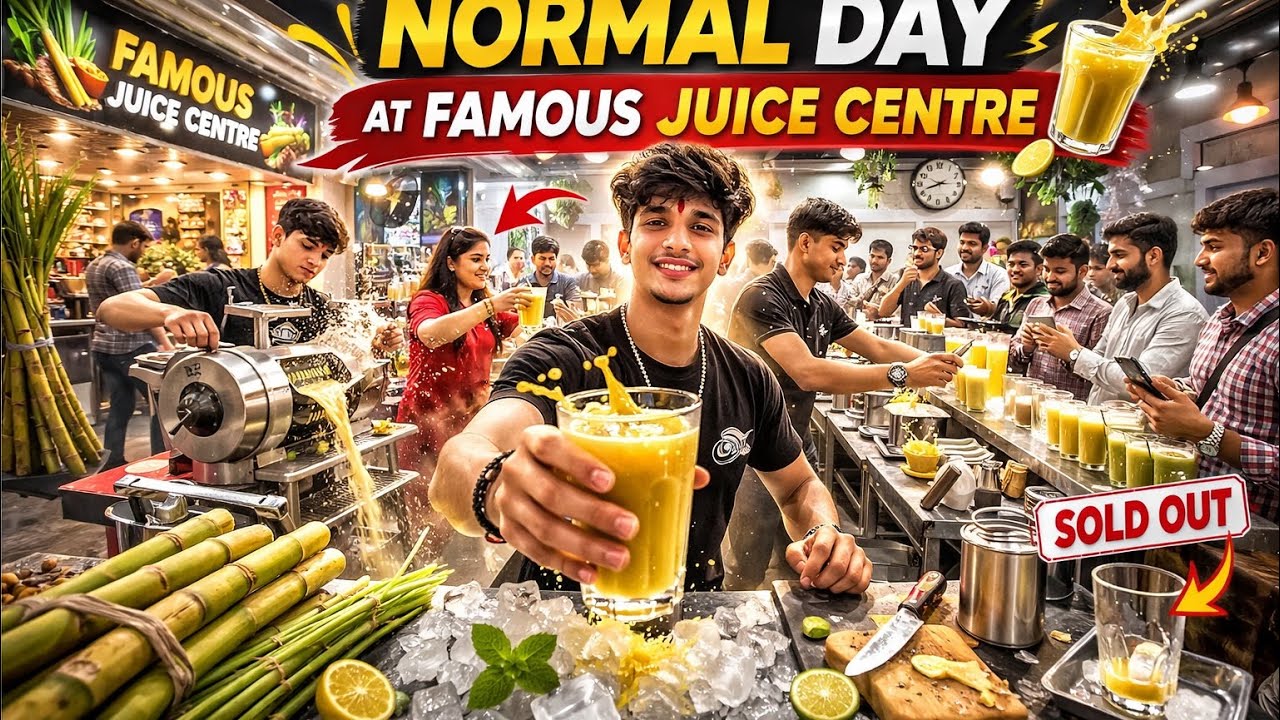 Aaj Dukaan Par Aisa Din Raha 😳 | Normal Day at Famous Juice Centre
