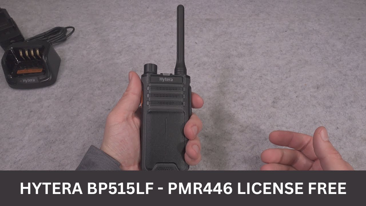 Hytera BP515LF PMR446 license free DMR digital & analog radio - feel like public safety Motorola