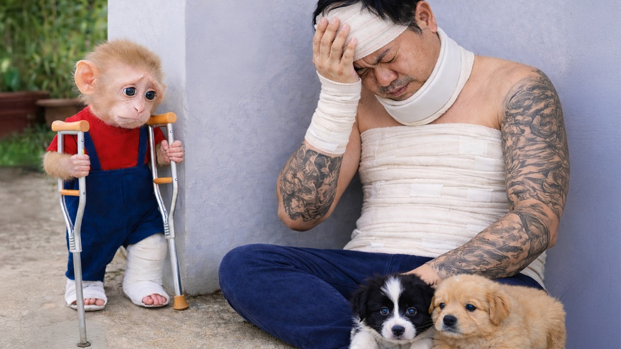 A difficult week for Monkey Molly as she witnesses her father being hospitalized for treatment