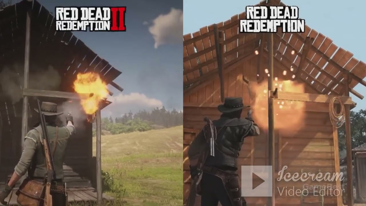 Red Dead Redemption 2 vs Red Dead Redemption 1 - Comparaison des D&eacute;tails