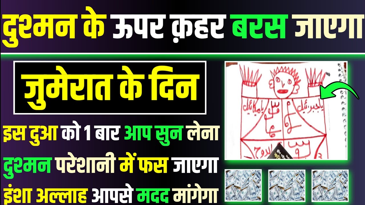 इतवार के दिन सुनलो | दुश्मन के ऊपर क़हर बरस जाएगा | dua juma mubarak | juma ki dua | surah juma